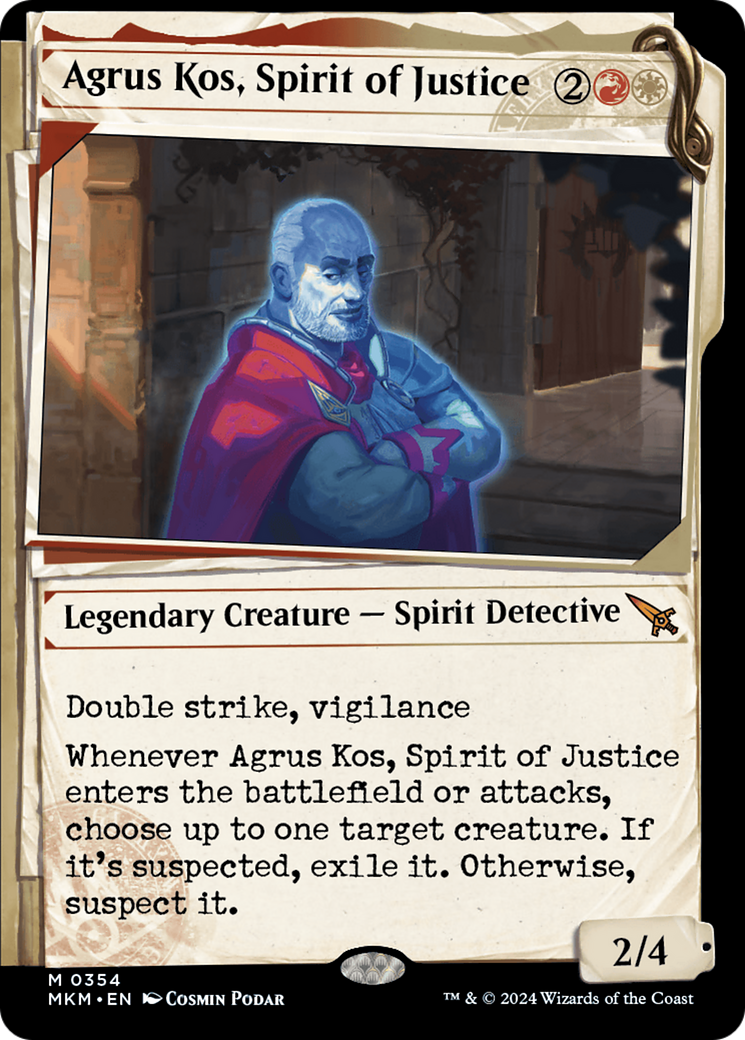 Agrus Kos, Spirit of Justice (Showcase) [Murders at Karlov Manor] | Gaming Infinity