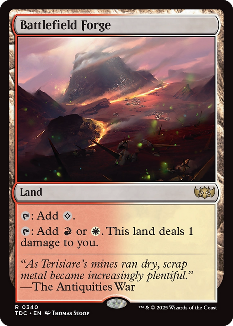 Battlefield Forge [Tarkir: Dragonstorm Commander] | Gaming Infinity
