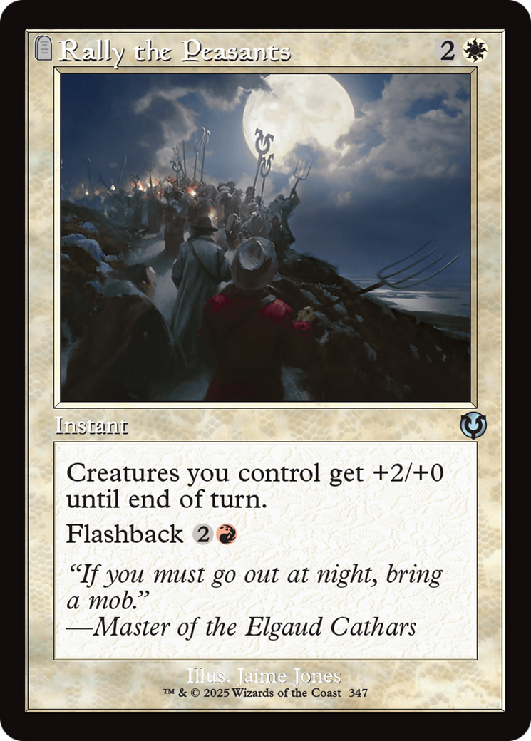 Rally the Peasants (Retro Frame) [Innistrad Remastered] | Gaming Infinity
