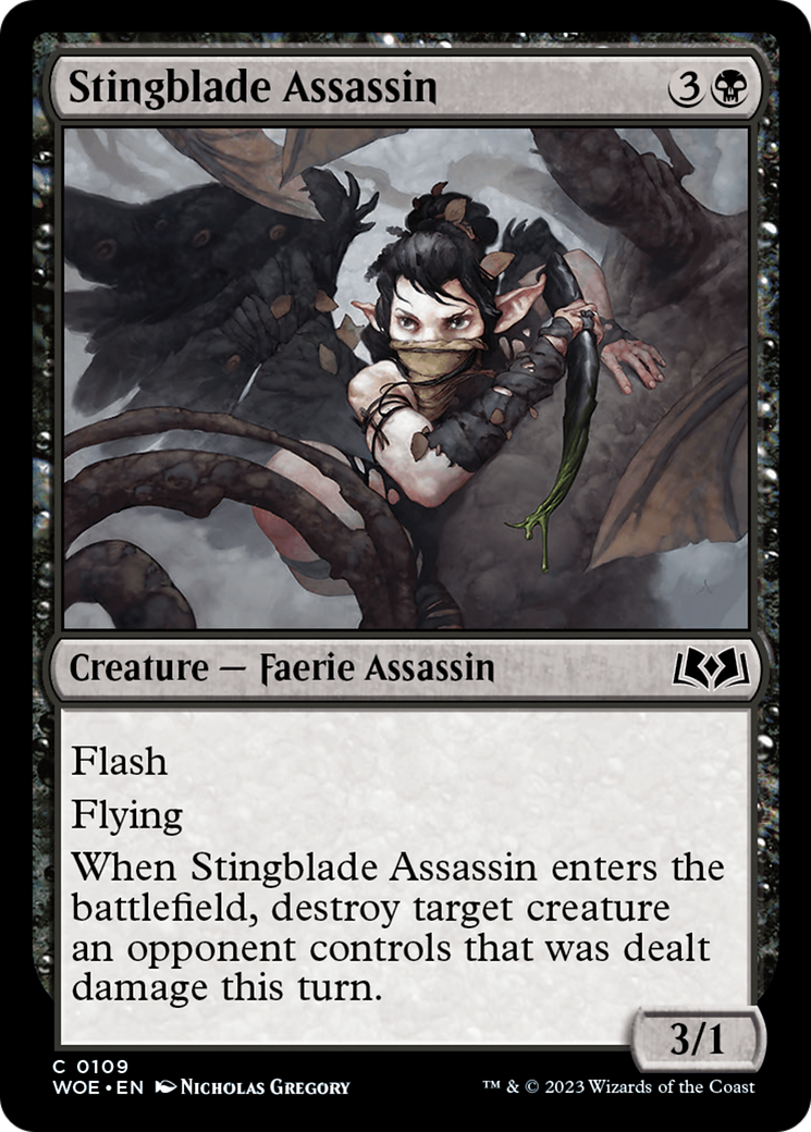 Stingblade Assassin [Wilds of Eldraine] | Gaming Infinity