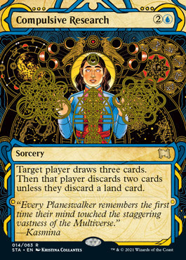 Compulsive Research (Foil Etched) [Strixhaven: Mystical Archive] | Gaming Infinity