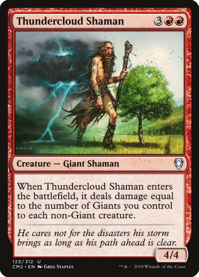 Thundercloud Shaman [Commander Anthology Volume II] | Gaming Infinity