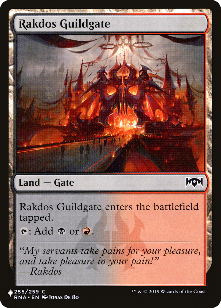 Rakdos Guildgate [The List] | Gaming Infinity