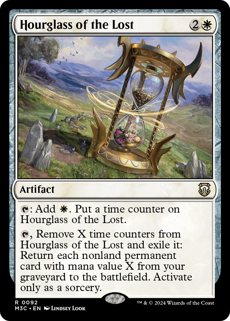 Hourglass of the Lost (Ripple Foil) [Modern Horizons 3 Commander] | Gaming Infinity