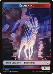 Elemental (09) // Spirit (13) Double-Sided Token [March of the Machine Tokens] | Gaming Infinity