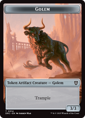 Golem (0014) // Golem (0015) Double-Sided Token [Aetherdrift Tokens] | Gaming Infinity