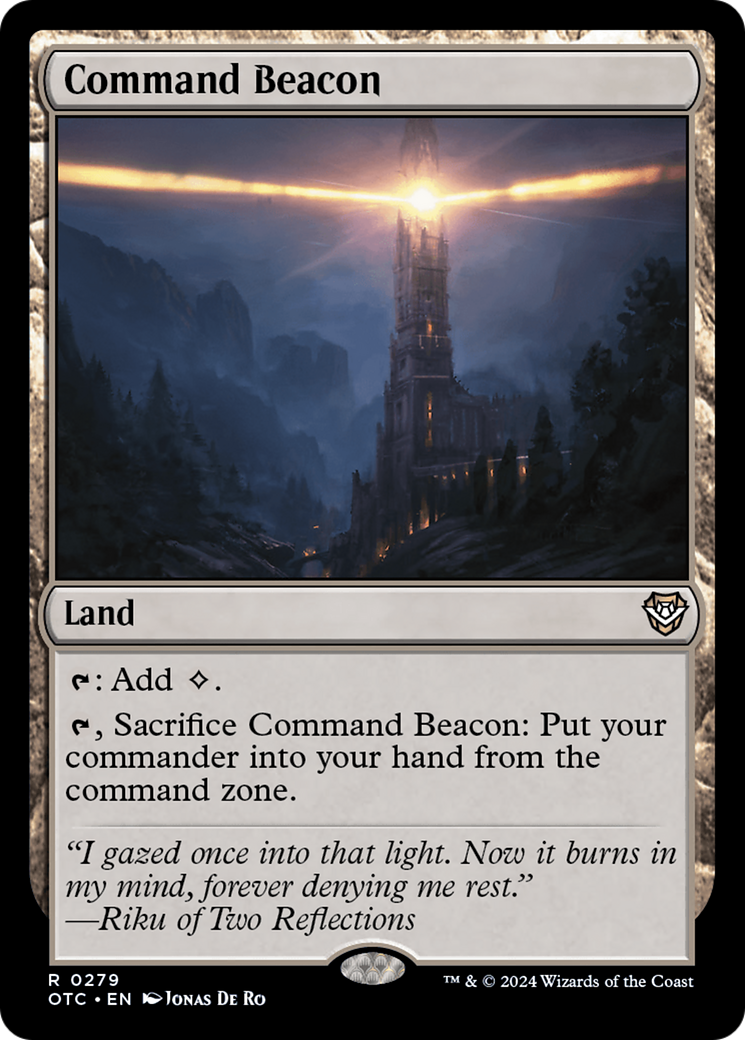Command Beacon [Outlaws of Thunder Junction Commander] | Gaming Infinity