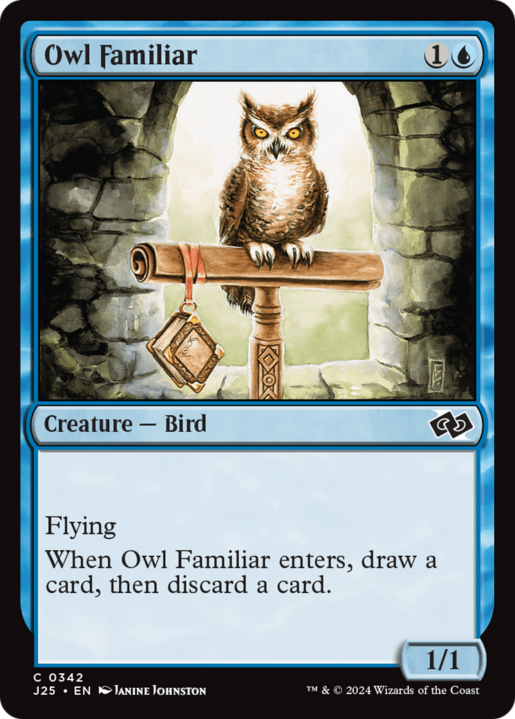 Owl Familiar [Foundations Jumpstart] | Gaming Infinity