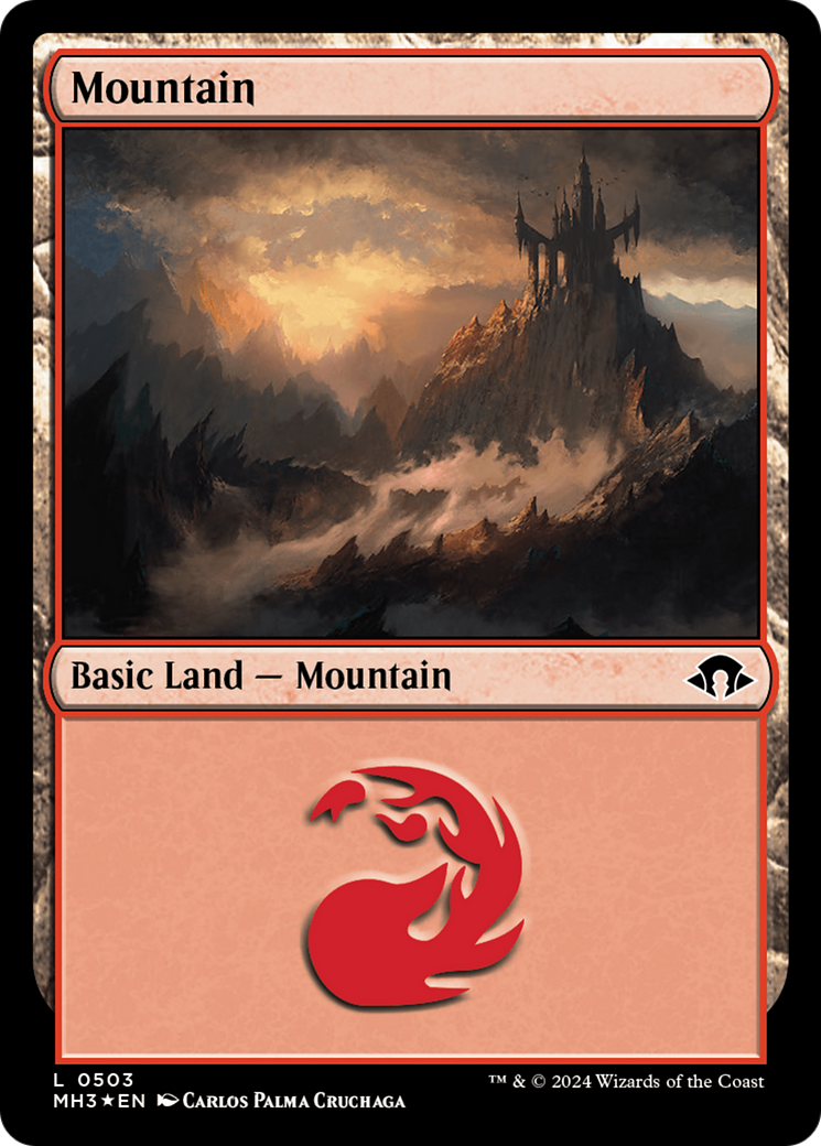 Mountain (0503) (Ripple Foil) [Modern Horizons 3] | Gaming Infinity