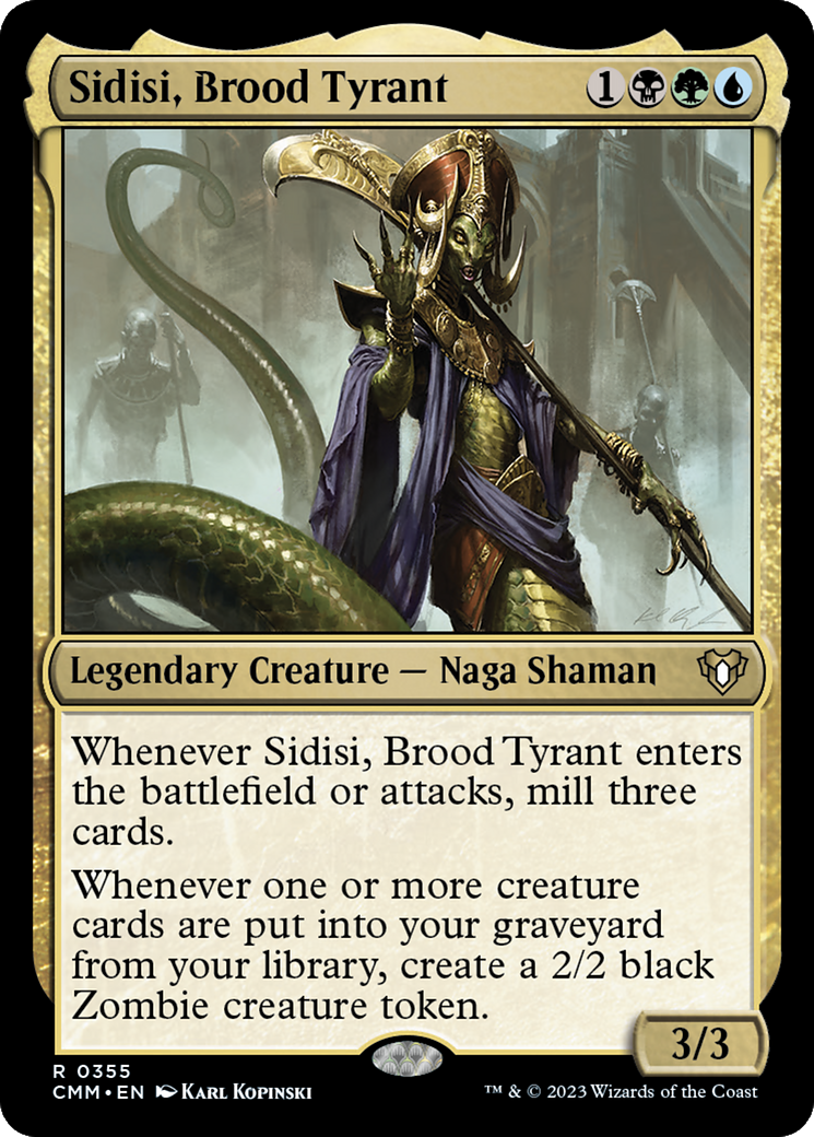 Sidisi, Brood Tyrant [Commander Masters] | Gaming Infinity