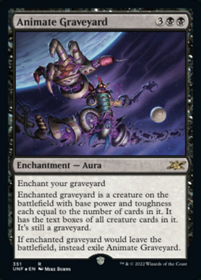 Animate Graveyard (Galaxy Foil) [Unfinity] | Gaming Infinity