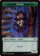 Insect (0013) // Spider Double-Sided Token [Duskmourn: House of Horror Tokens] | Gaming Infinity