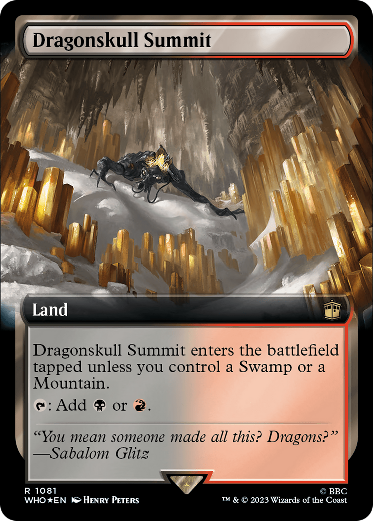 Dragonskull Summit (Extended Art) (Surge Foil) [Doctor Who] | Gaming Infinity