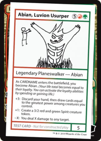 Abian, Luvion Usurper (2021 Edition) [Mystery Booster Playtest Cards] | Gaming Infinity