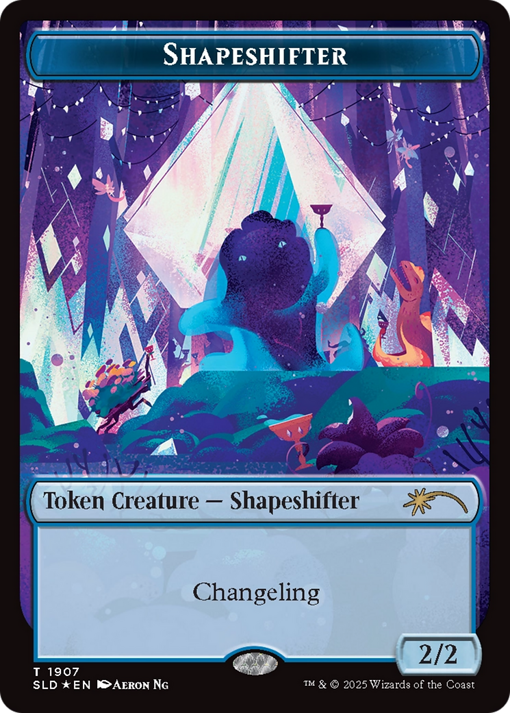Shapeshifter Token (1907) (Double Rainbow Foil) [Secret Lair Drop Series] | Gaming Infinity