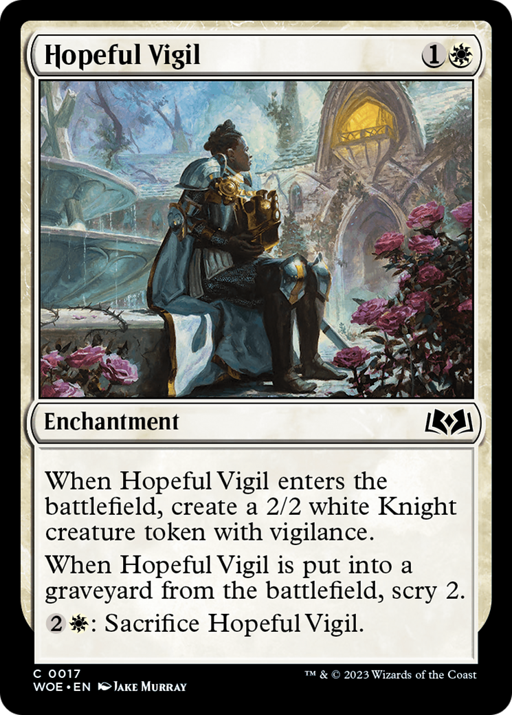 Hopeful Vigil [Wilds of Eldraine] | Gaming Infinity