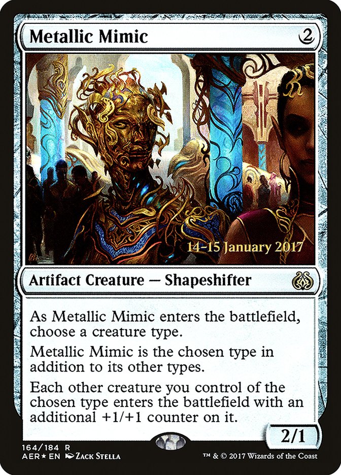 Metallic Mimic [Aether Revolt Prerelease Promos] | Gaming Infinity