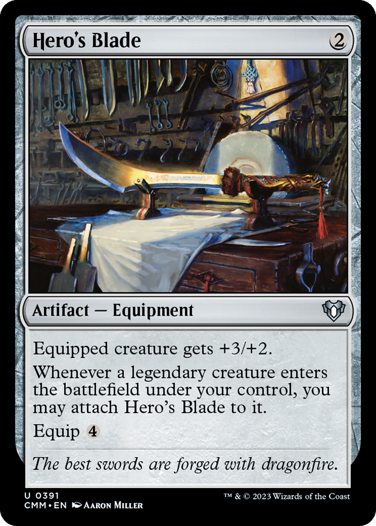 Hero's Blade [Commander Masters] | Gaming Infinity