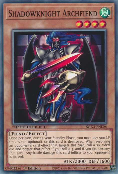 Shadowknight Archfiend [SGX3-ENE06] Common | Gaming Infinity