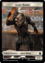 Alien Rhino // Treasure (0030) Double-Sided Token [Doctor Who Tokens] | Gaming Infinity