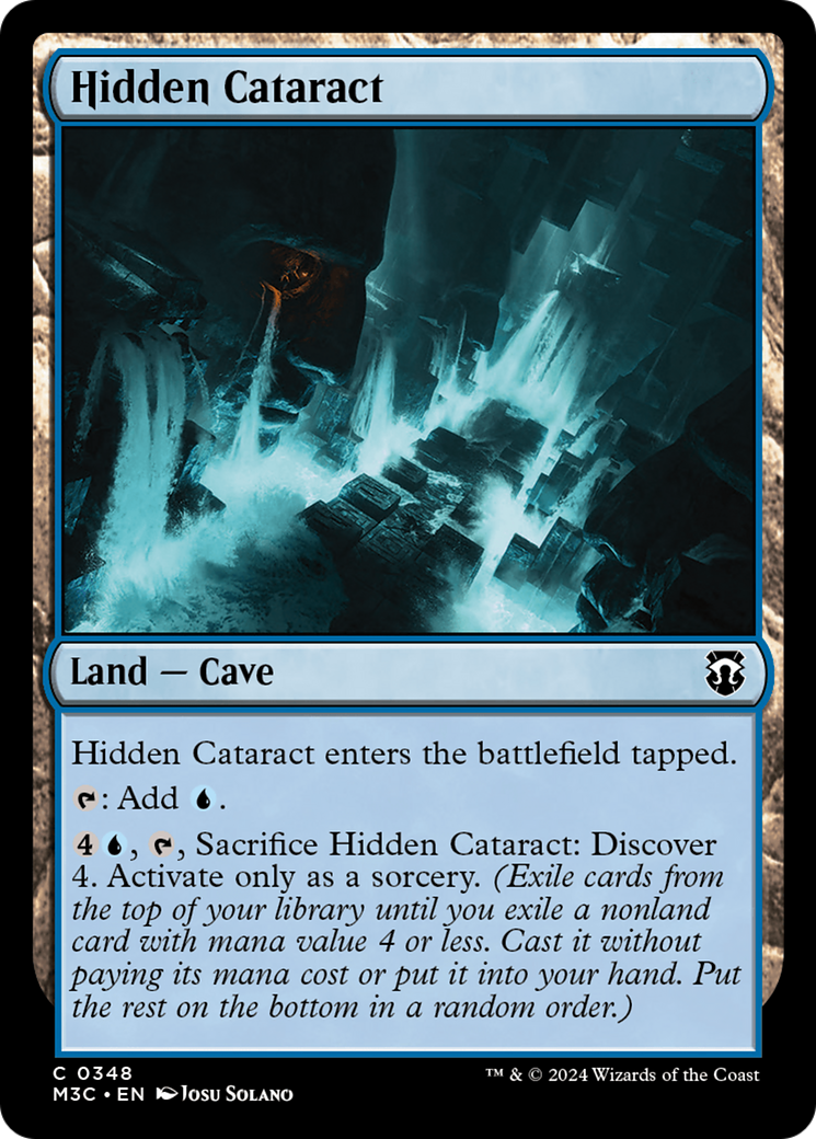 Hidden Cataract (Ripple Foil) [Modern Horizons 3 Commander] | Gaming Infinity