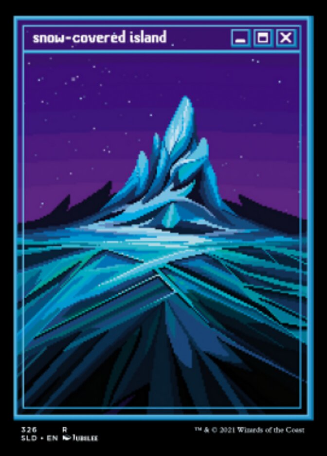 Snow-Covered Island (Foil Etched) [Secret Lair Drop Series] | Gaming Infinity