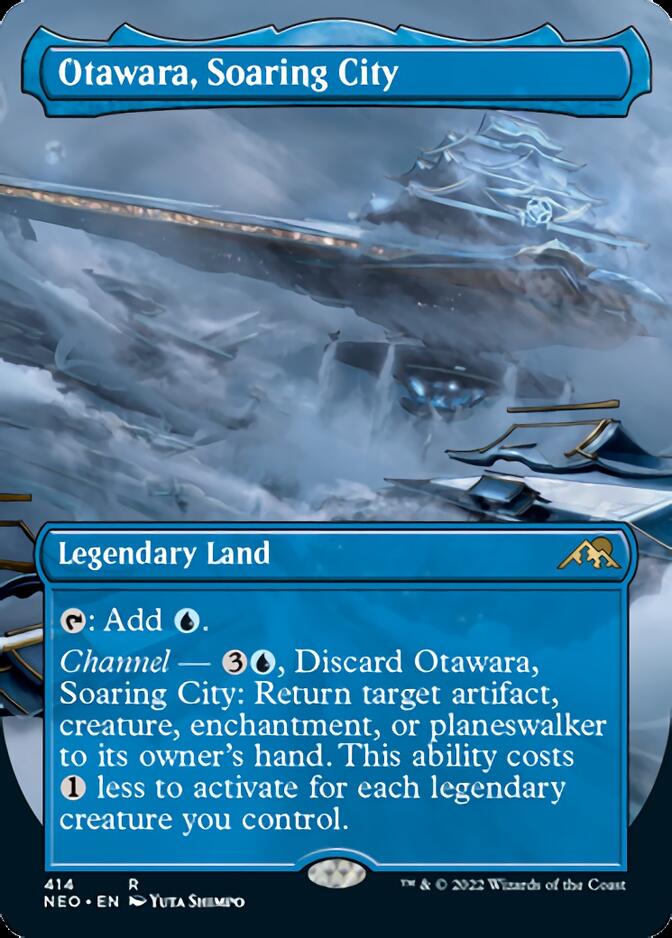 Otawara, Soaring City (Borderless Alternate Art) [Kamigawa: Neon Dynasty] | Gaming Infinity