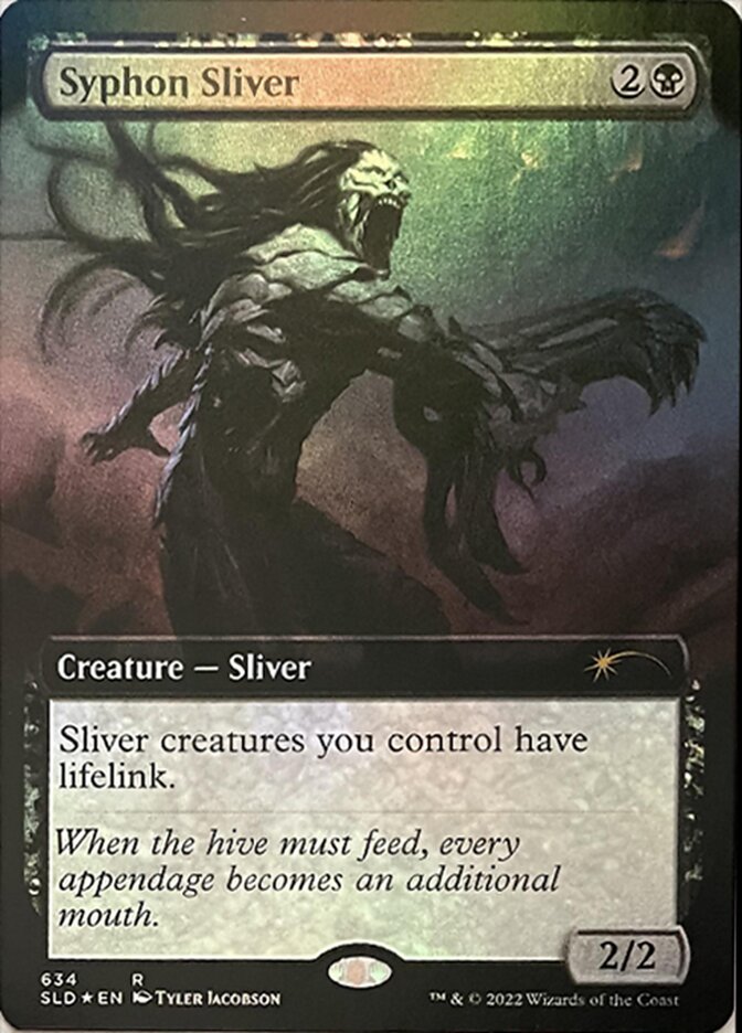 Syphon Sliver (Extended Art) [Secret Lair Drop Promos] | Gaming Infinity