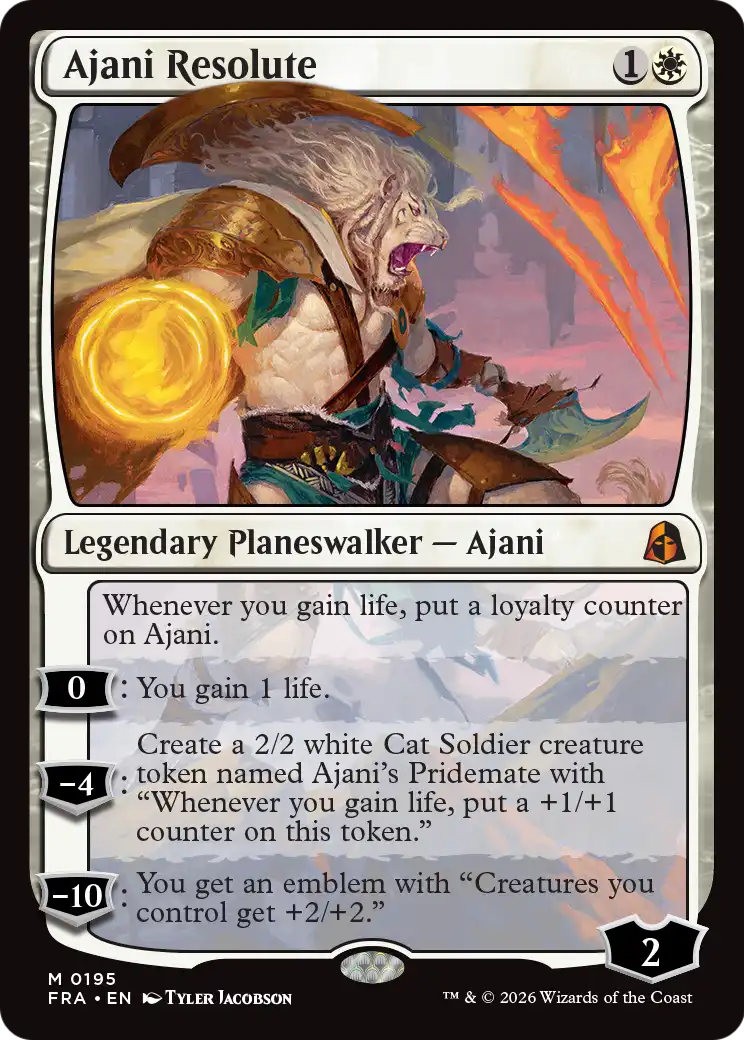 Ajani Resolute [Reality Fracture] | Gaming Infinity