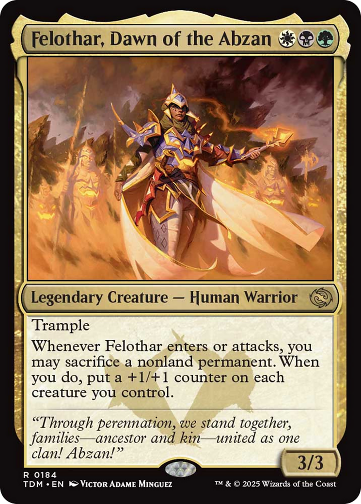 Felothar, Dawn of the Abzan [Tarkir: Dragonstorm] | Gaming Infinity