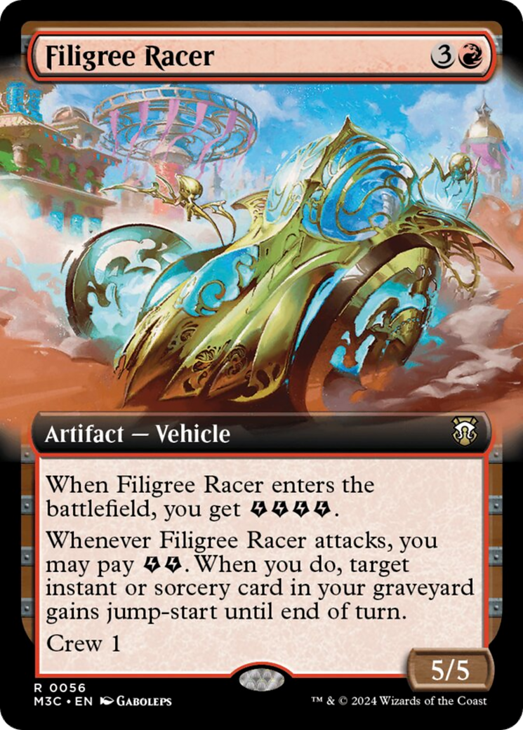 Filigree Racer (Extended Art) [Modern Horizons 3 Commander] | Gaming Infinity