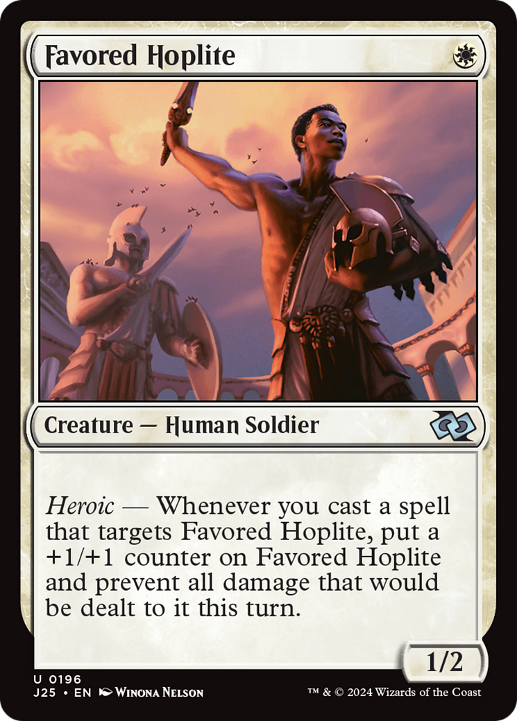 Favored Hoplite [Foundations Jumpstart] | Gaming Infinity