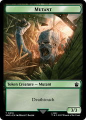 Soldier // Mutant Double-Sided Token [Doctor Who Tokens] | Gaming Infinity