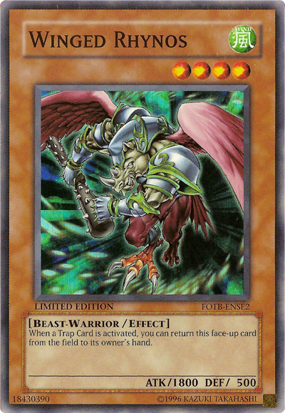 Winged Rhynos [FOTB-ENSE2] Super Rare | Gaming Infinity
