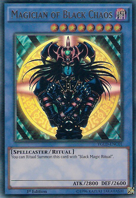 Magician of Black Chaos [YGLD-ENC01] Ultra Rare | Gaming Infinity