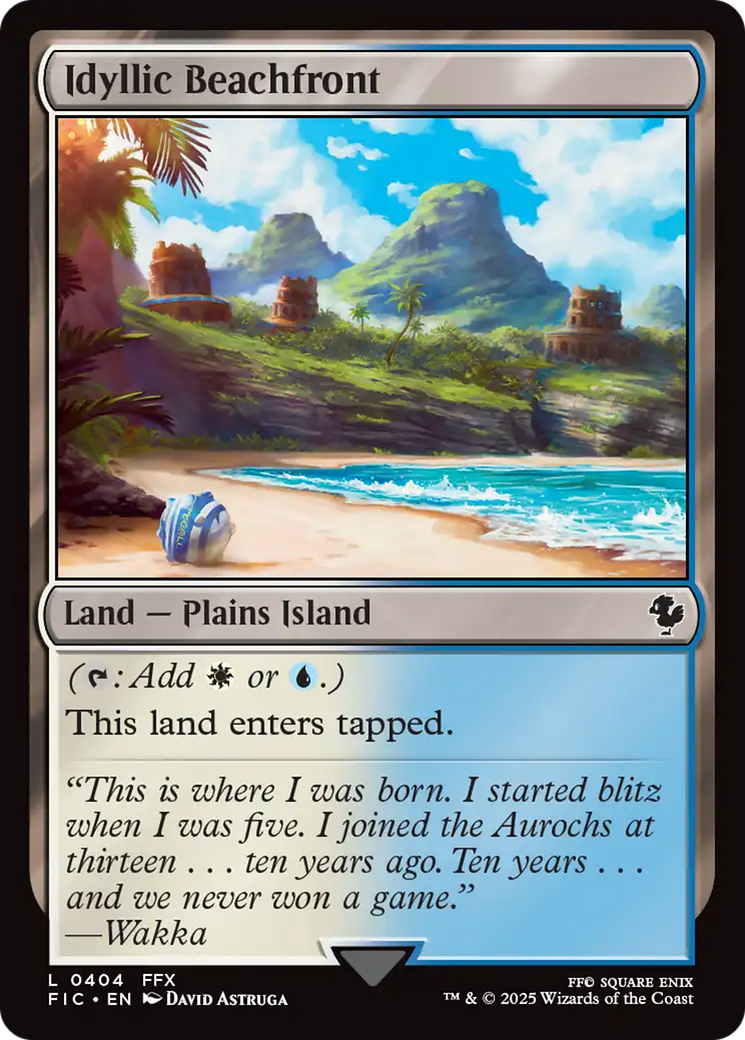 Idyllic Beachfront [FINAL FANTASY Commander] | Gaming Infinity