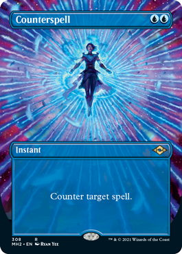 Counterspell (Borderless Alternate Art) [Modern Horizons 2] | Gaming Infinity