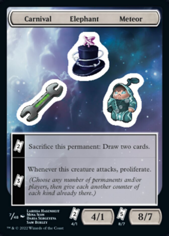 Carnival Elephant Meteor [Unfinity Stickers] | Gaming Infinity