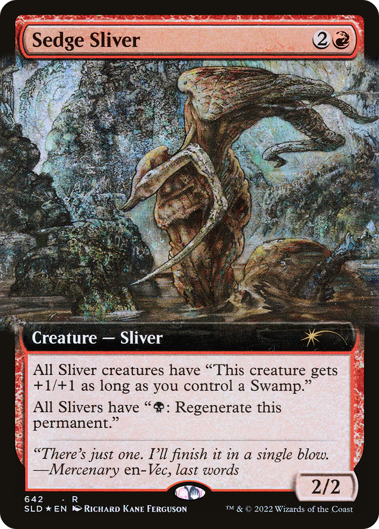 Sedge Sliver (Extended Art) [Secret Lair Drop Promos] | Gaming Infinity