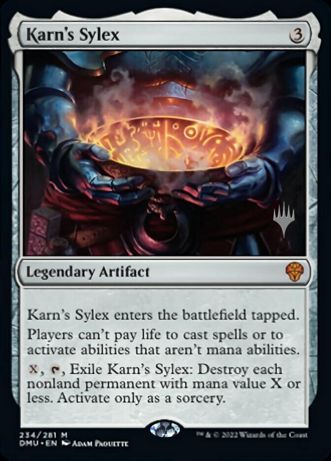 Karn's Sylex (Promo Pack) [Dominaria United Promos] | Gaming Infinity