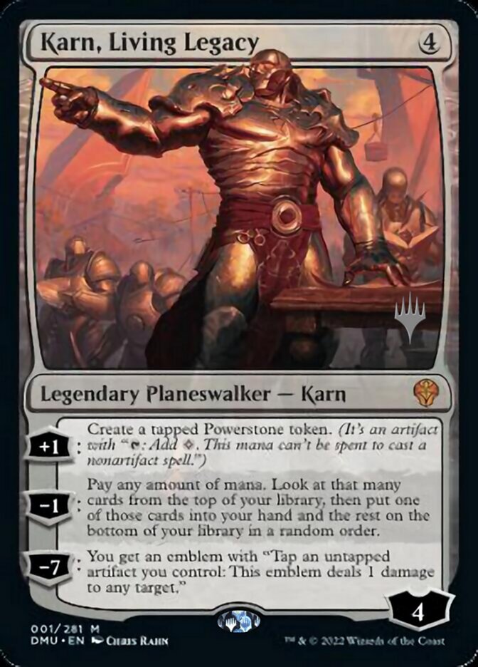 Karn, Living Legacy (Promo Pack) [Dominaria United Promos] | Gaming Infinity