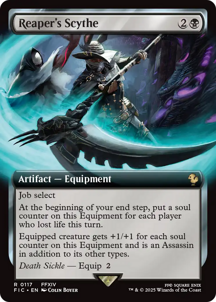 Reaper's Scythe (Extended Art) [FINAL FANTASY Commander] | Gaming Infinity