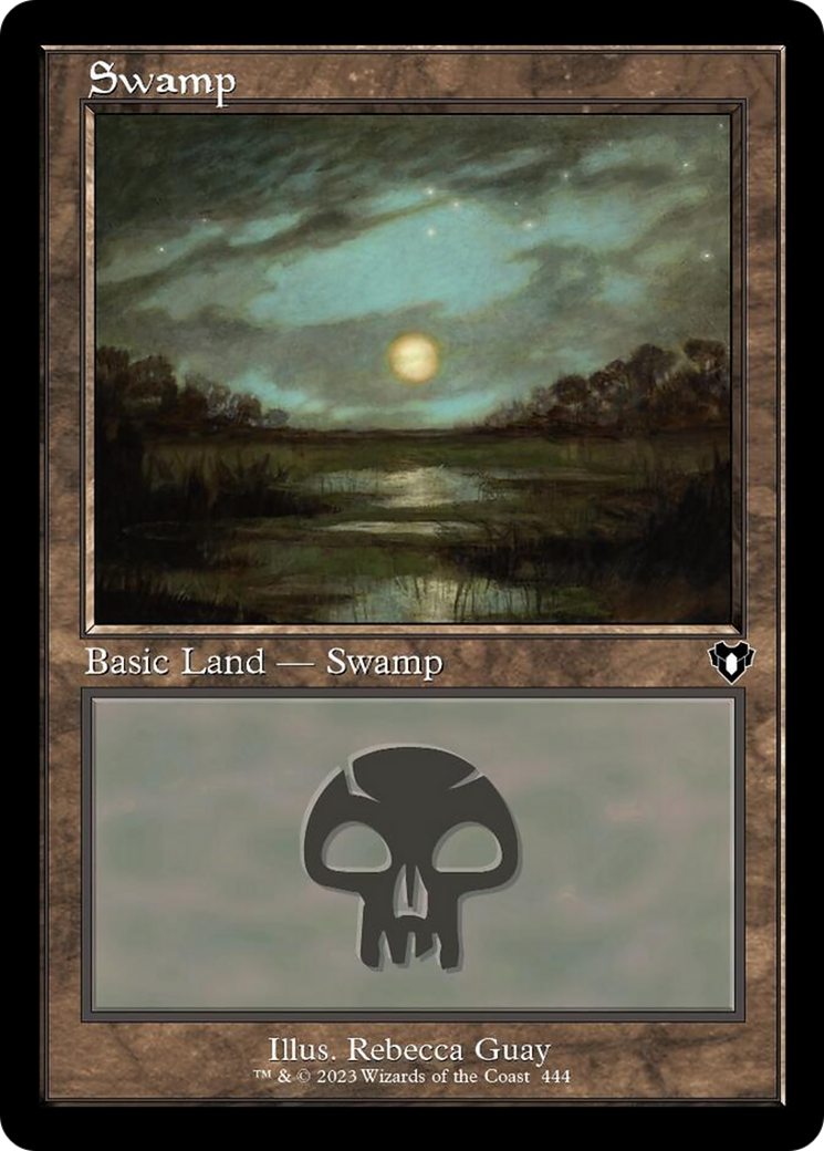 Swamp (444) (Retro) [Commander Masters] | Gaming Infinity