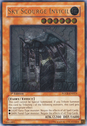 Sky Scourge Invicil [FOTB-EN023] Ultimate Rare | Gaming Infinity