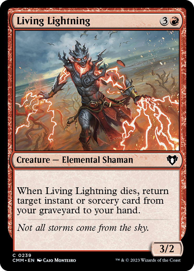 Living Lightning [Commander Masters] | Gaming Infinity