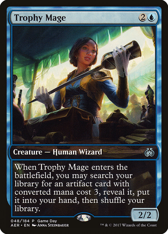 Trophy Mage (Game Day) [Aether Revolt Promos] | Gaming Infinity