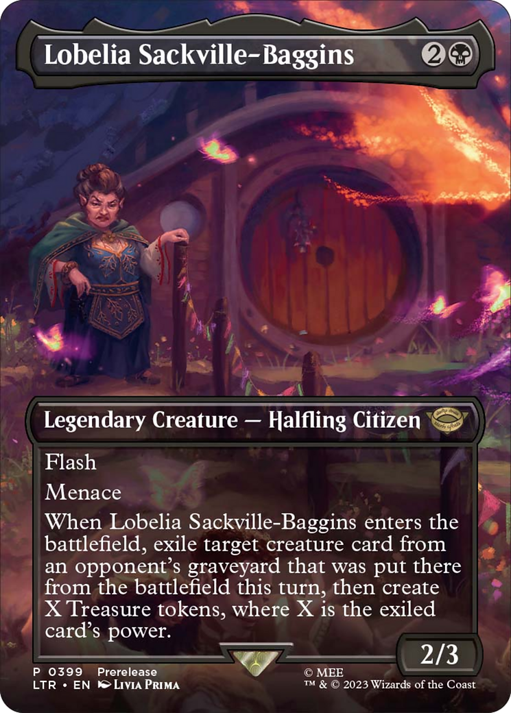 Lobelia Sackville-Baggins (Borderless Alternate Art) [The Lord of the Rings: Tales of Middle-Earth] | Gaming Infinity