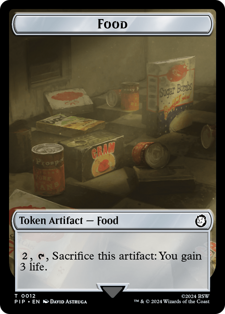 Food (0012) // Copy Double-Sided Token [Fallout Tokens] | Gaming Infinity