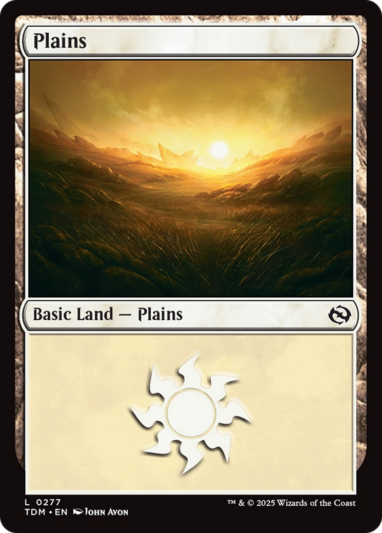 Plains (0277) [Tarkir: Dragonstorm] | Gaming Infinity