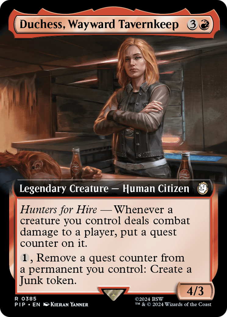 Duchess, Wayward Tavernkeep (Extended Art) [Fallout] | Gaming Infinity